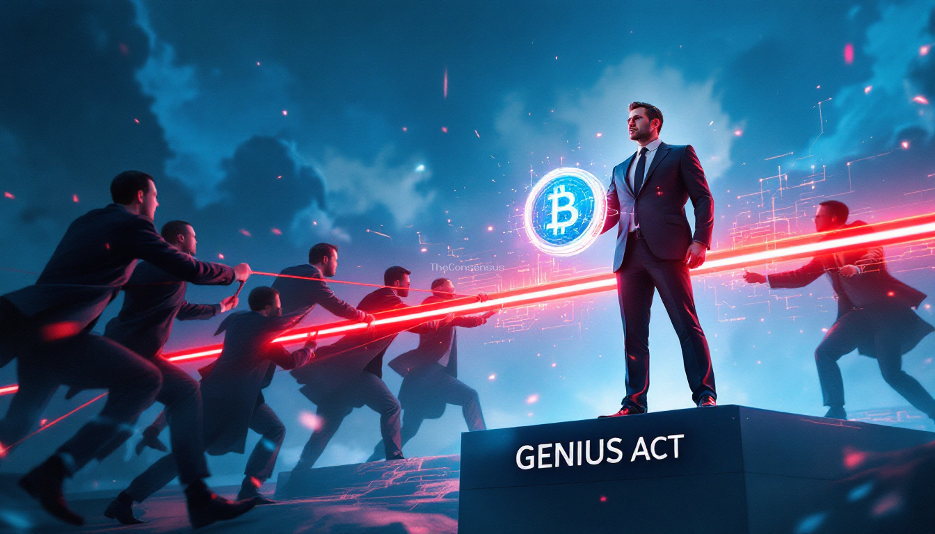 Глава Coinbase назвал «красной линией» попытки пересмотреть GENIUS Act
