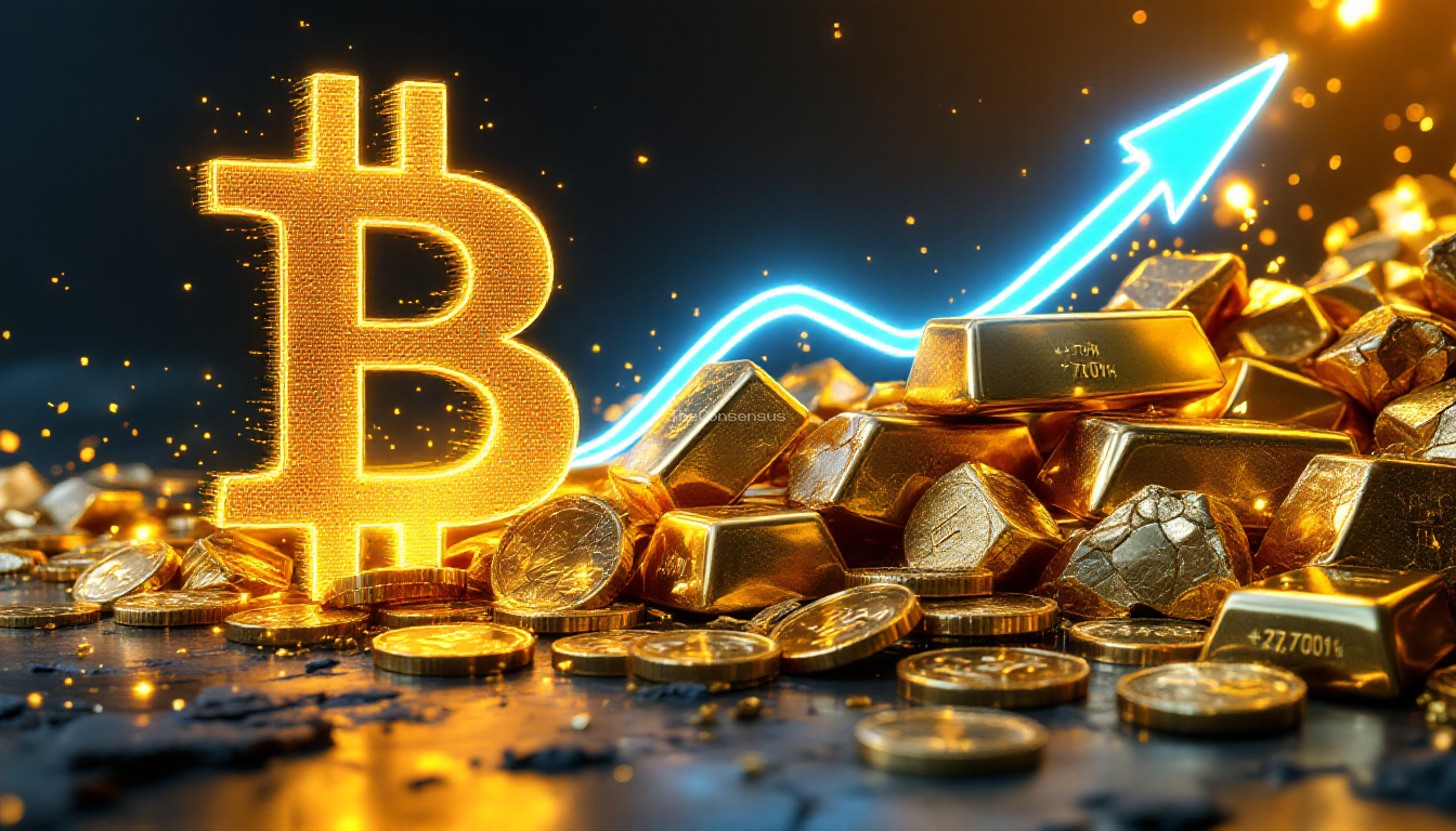 Золото и серебро «катастрофически» отстали от Bitcoin с 2015 года, заявляет аналитик