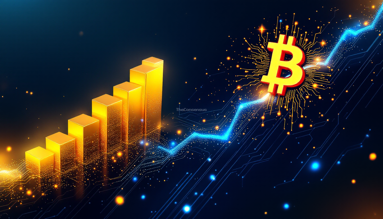 Корреляция Bitcoin и золота указывает на рост BTC на 50% к марту