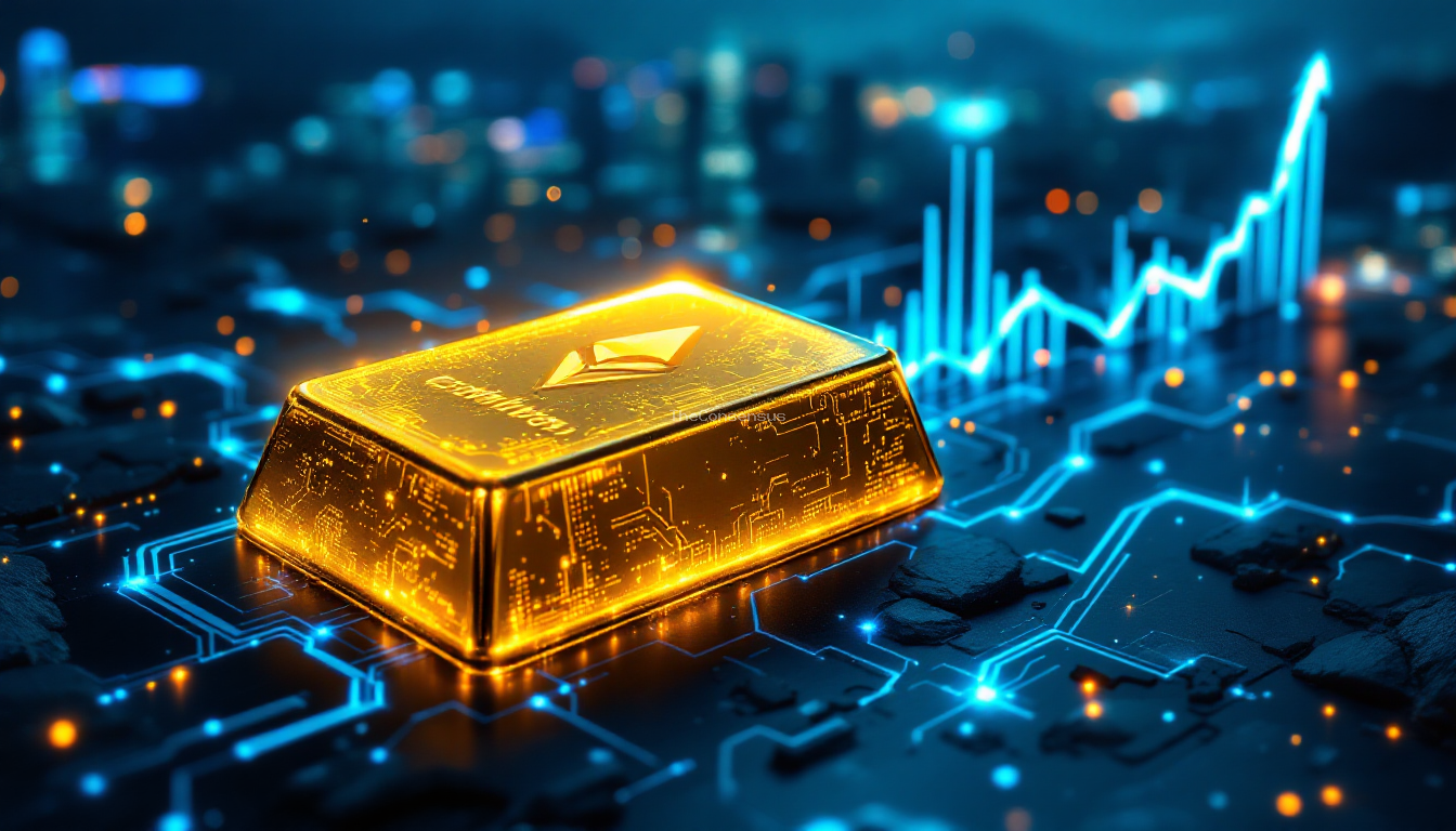 Hang Seng запускает ETF на физическое золото с планами по токенизации на Ethereum